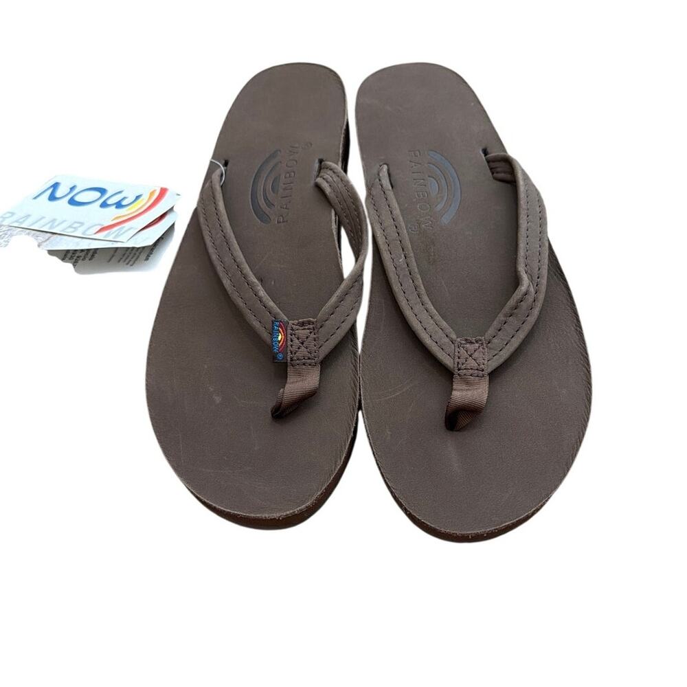 Rainbow Sandals 302 ALTS Double Layer Premier Leather Flip Flops Sz Medium New